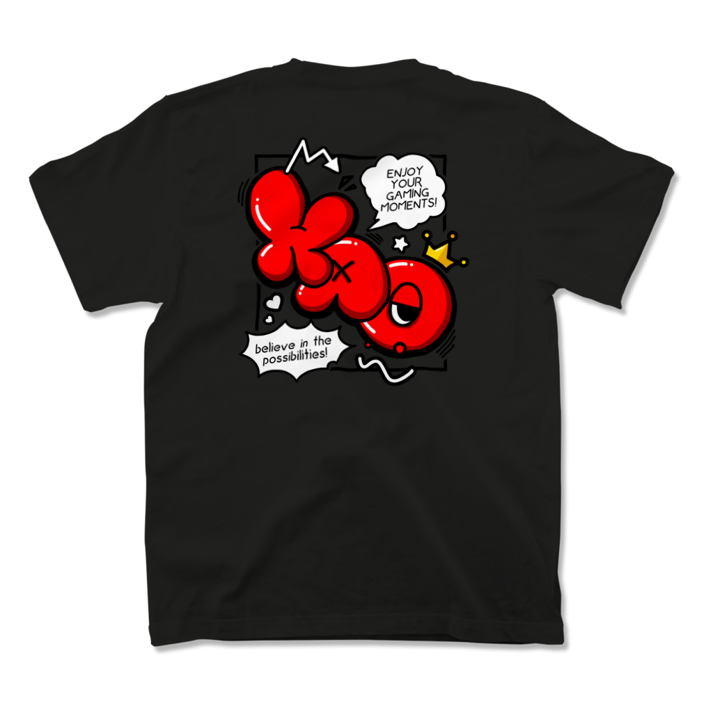 HAO Enjoy Gaming Tシャツ(ブラック)